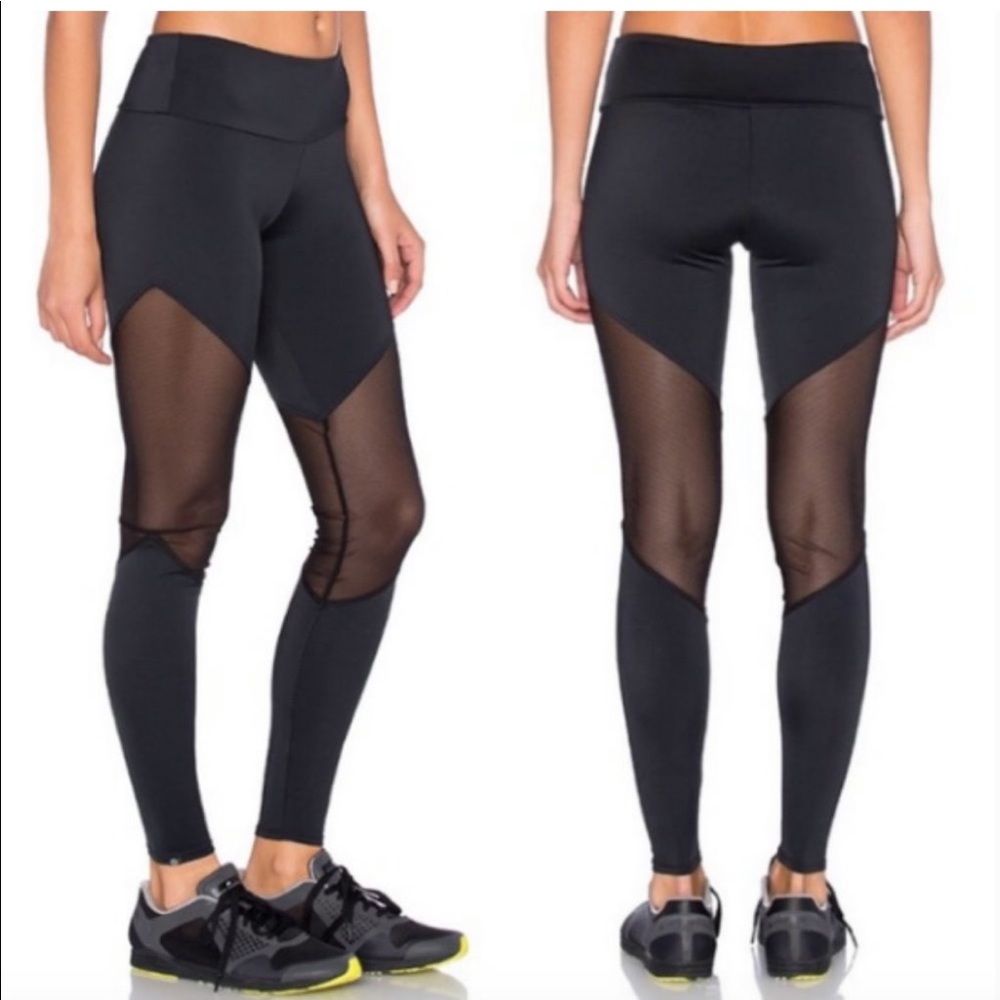 Onzie mesh panel track leggings